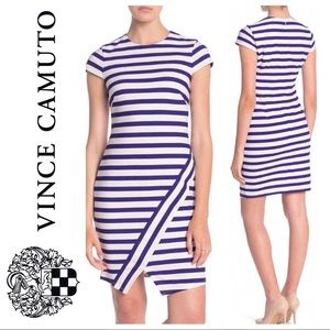 NWT Vince Camuto Nautical Stripe Sheath Dress